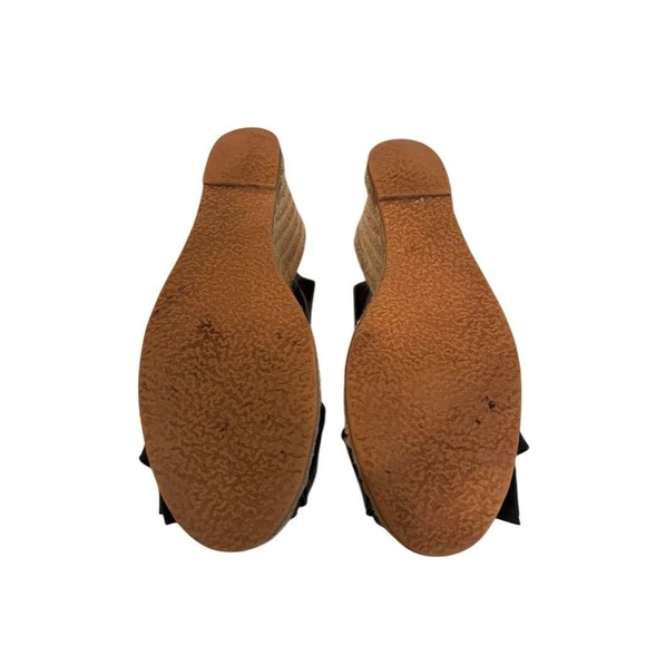 Valentino Garavani‎ Women's Black Bow Wedge Espadrille Sandals 40 box dust cover - Picture 15 of 16